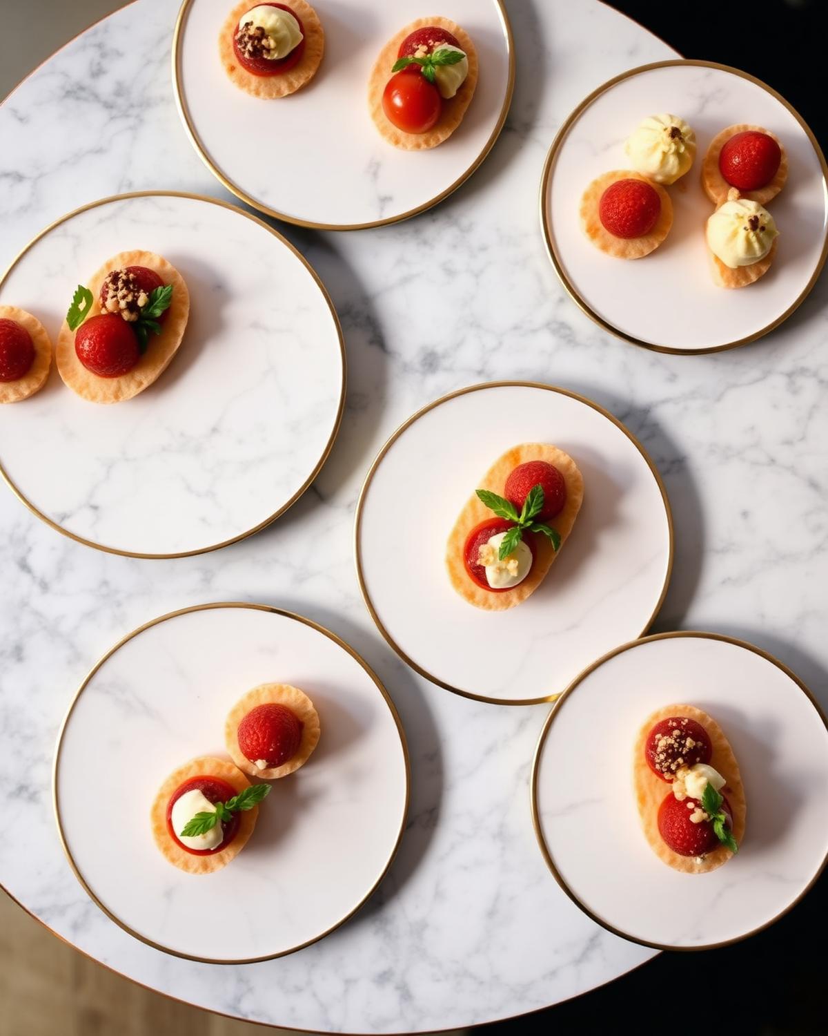 Beautifully plated catering